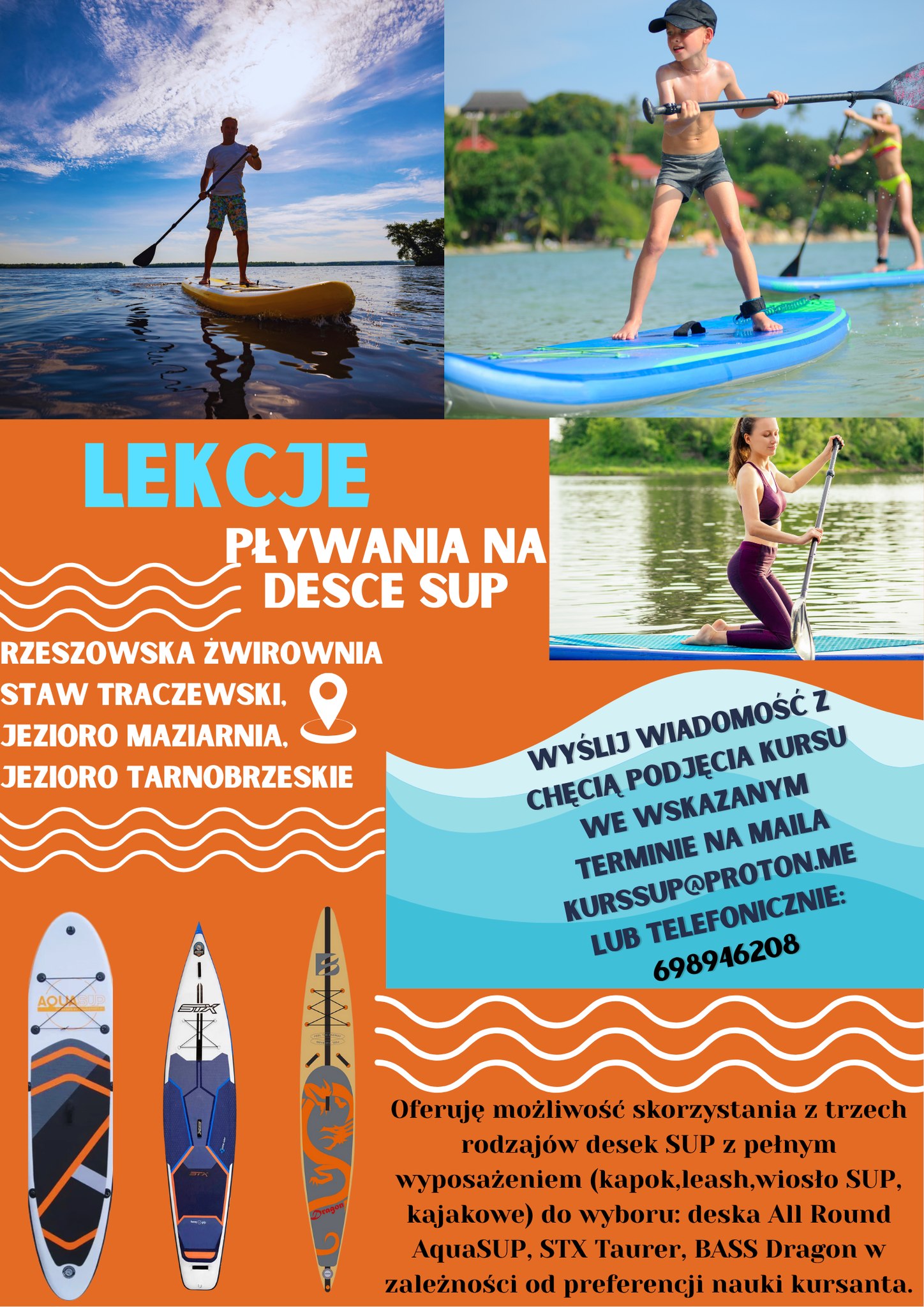 Szkolenie SUP Rzeszów Podkarpackie
